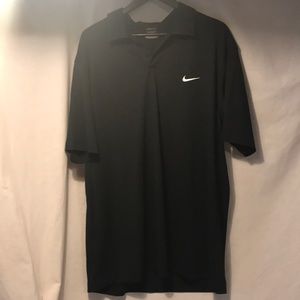 NWT Nike Golf Dri-Fit Black Polo Shirt